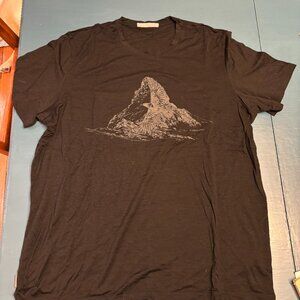 Icebreaker Tech Lite Merino T-shirt - Black - Eagle Mountain